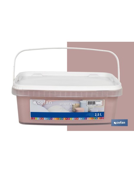 PINTURA PLÁSTICA MONOCAPA ROSA VINTAGE 2,5 L