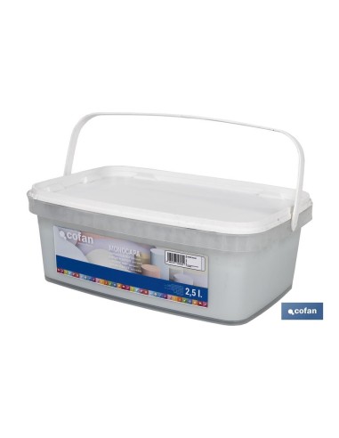 PINTURA PLÁSTICA MONOCAPA VERDE AGUA 2,5 L