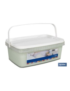 PINTURA PLÁSTICA MONOCAPA VERDE BRISA 2,5 L