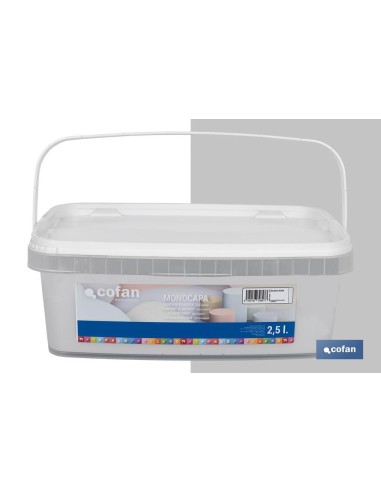 PINTURA PLÁSTICA MONOCAPA BLANCO AURA 2,5 L