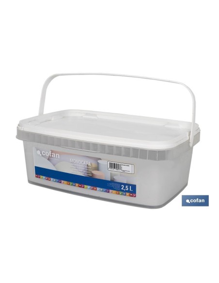 PINTURA PLÁSTICA MONOCAPA BLANCO AURA 2,5 L
