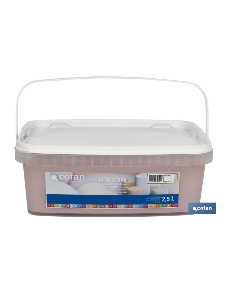 PINTURA PLÁSTICA MONOCAPA ROSA NUDE 2,5 L