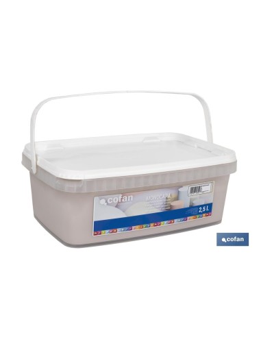 PINTURA PLÁSTICA MONOCAPA BLANCO AGATHA 2,5 L