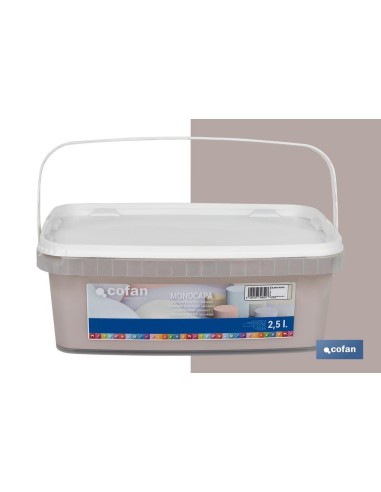 PINTURA PLÁSTICA MONOCAPA BLANCO AGATHA 2,5 L
