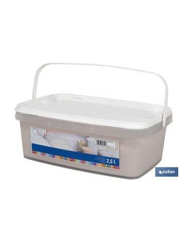 PINTURA PLÁSTICA MONOCAPA BLANCO AGATHA 2,5 L