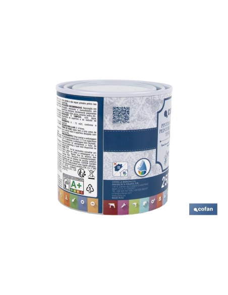 PINTURA A LA TIZA, CHALK PAINT, BLANCO ALGODÓN 250 ML
