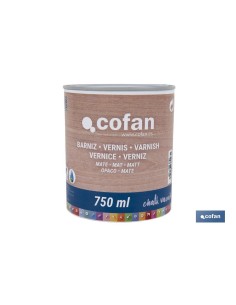 BARNIZ AL AGUA MATE, CHALK VARNISH, 750 ML