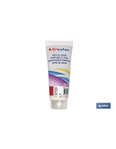 TINTE AL AGUA OXIDO ROJO 50ML