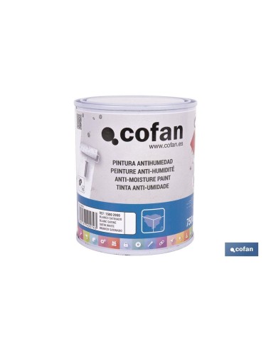 PINTURA ANTIHUMEDAD SINTÉTICA (750 ML) BLANCO SATINADO