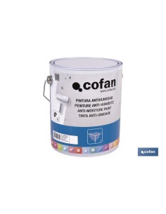 PINTURA ANTIHUMEDAD SINTÉTICA (4 L) BLANCO SATINADO