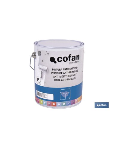 PINTURA ANTIHUMEDAD SINTÉTICA (4 L) BLANCO SATINADO