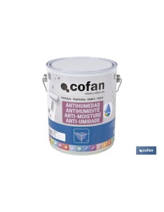 PINTURA ANTIHUMEDAD AL AGUA (4 L) BLANCO MATE