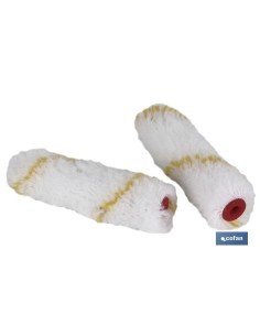 PACK 2 RECAMBIOS MINI RODILLO PAREDES LISAS 11CM