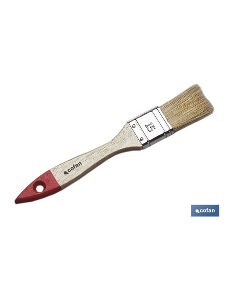 PALETINA TRIPLE 30 MM CON MANGO DE MADERA Nº 15