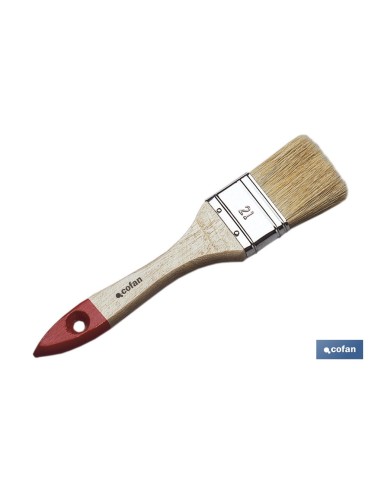 PALETINA TRIPLE 45 MM CON MANGO DE MADERA Nº 21