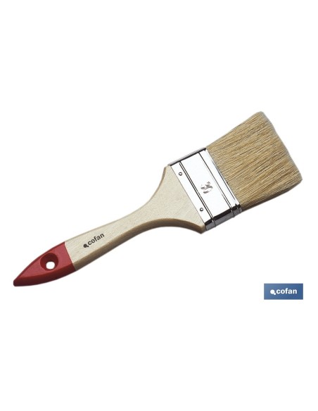 PALETINA TRIPLE 60 MM CON MANGO DE MADERA Nº 30
