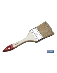 PALETINA TRIPLE 70 MM CON MANGO DE MADERA Nº 33