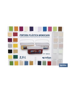 CARTA DE COLORES PINTURA PLASTICA MONOCAPA