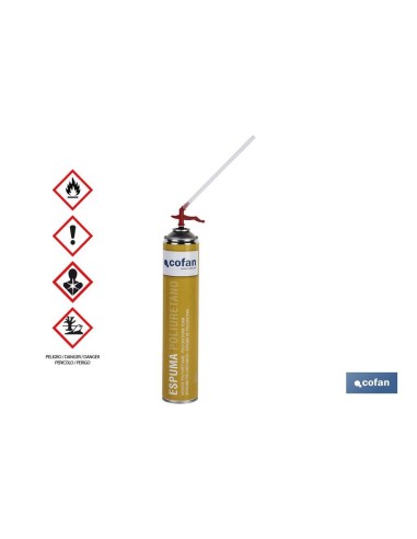 ESPUMA POLIURETANO 750ML 45L MANUAL