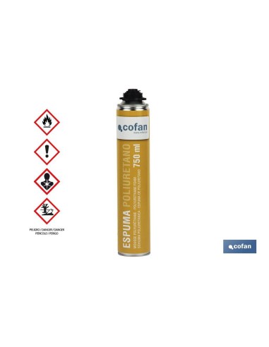 ESPUMA POLIURETANO A PISTOLA 750ML
