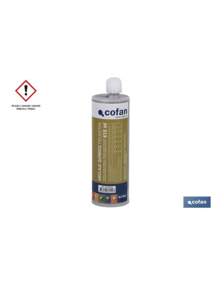 ANCLAJE QUIMICO POLIESTER S/ESTIRENO 410ML