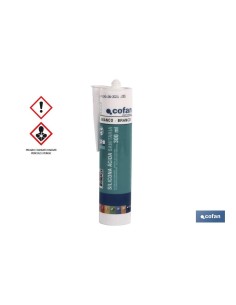 SILICONA ÁCIDA SANITARIA 300 ML BLANCO