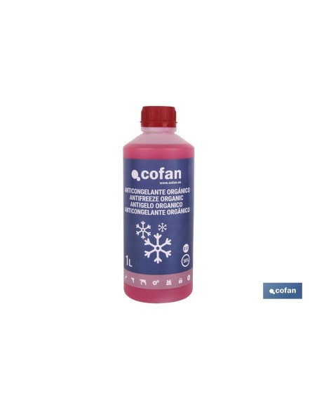 ANTICONGELANTE G-12 ROSA 50% ORGÁNICO 1 L