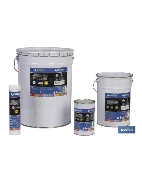 GRASA NEGRA LITIO+MOLIBDENO ENVASE 5 KG