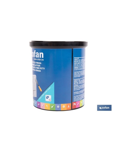 MASILLA ELÁSTICA FIBRADA PARA EXTERIOR 1 KG