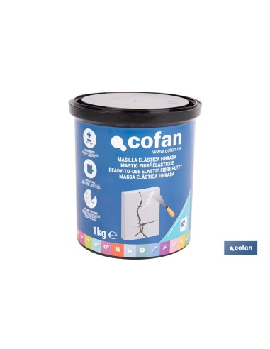 MASILLA ELÁSTICA FIBRADA PARA EXTERIOR 1 KG