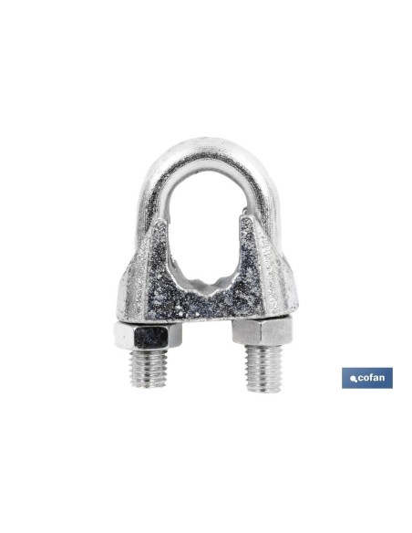 SUJETACABLES DIN-741 ZINCADO M-3-4