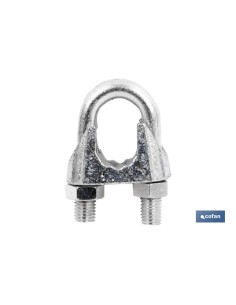 SUJETACABLES DIN-741 ZINCADO M-8 Venta unitaria