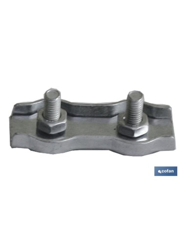 SUJETACABLES PLANOS DOBLE M-2