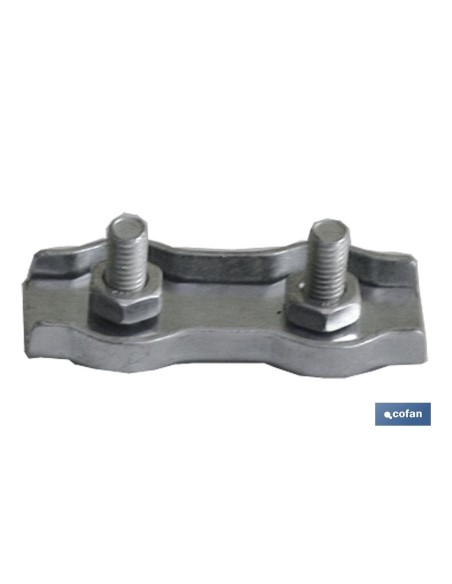 SUJETACABLES PLANOS DOBLE M-3 Venta unitaria