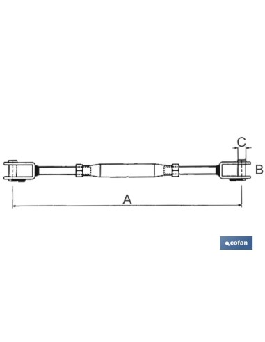 TENSOR HORQ.-HORQ. Z DIN 1480 M-8