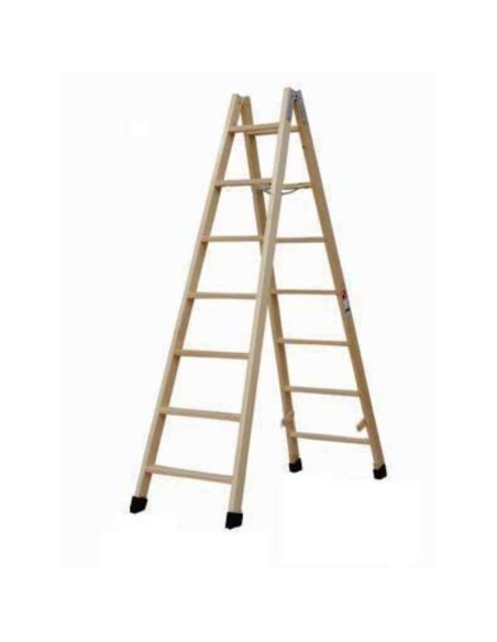 ESCALERA MADERA 7 PELDAÚOS