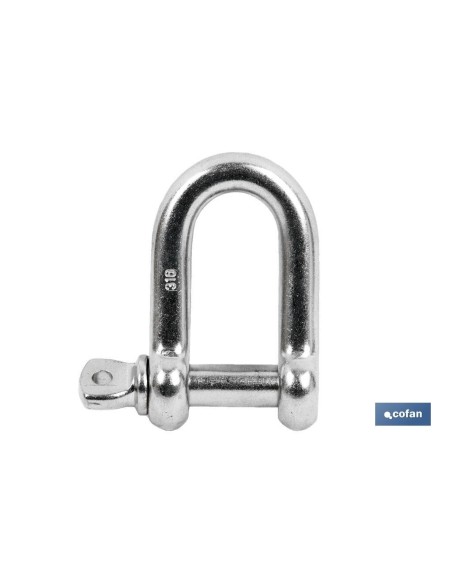 GRILLETE RECTO M-8 ZINCADO Venta unitaria