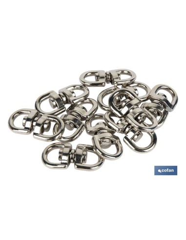 TORNIQUETE GIRATORIO NIQUELADO 16X16mm Venta unitaria