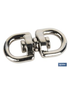 TORNIQUETE GIRATORIO NIQUELADO 20X20mm Venta unitaria