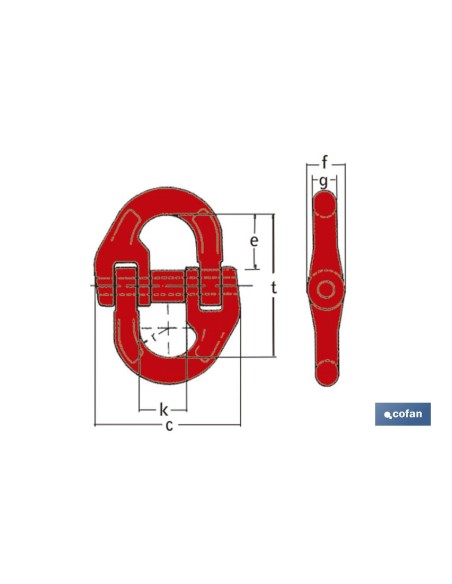 HAMMERLOCK PARA CADENA 10MM 3,2TN