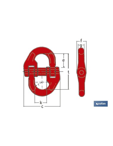 HAMMERLOCK PARA CADENA 16MM 8TN