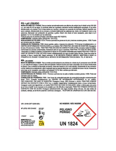 ELEVADOR PS+PH LIQUIDO BIGMAT BOTE 6KG