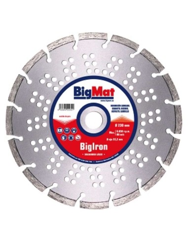 DISCO DIAMANTE TODO TERRENO BIG-IRON 230MM BIGMAT