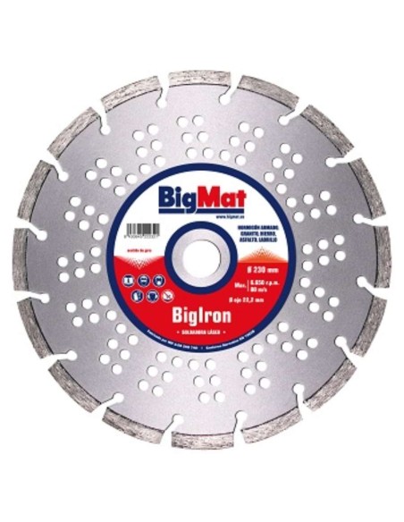 DISCO DIAMANTE TODO TERRENO BIG-IRON 230MM BIGMAT