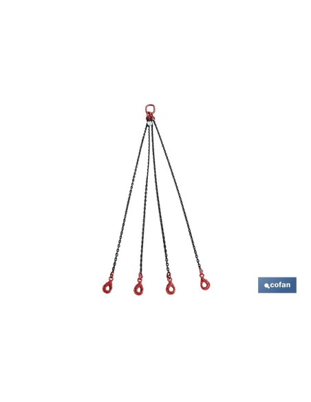 PULPO CADENA 8mm. Gº80 4Rx6M