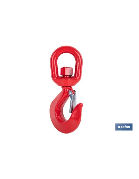 GANCHO GIRAT. C/SEGURO CARBONO C40 TN-7,5