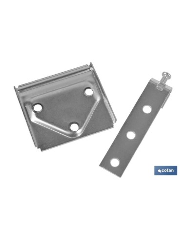 SET COLGADOR DE ARMARIO ZINCADO 53 MM VENTA UNITARIA
