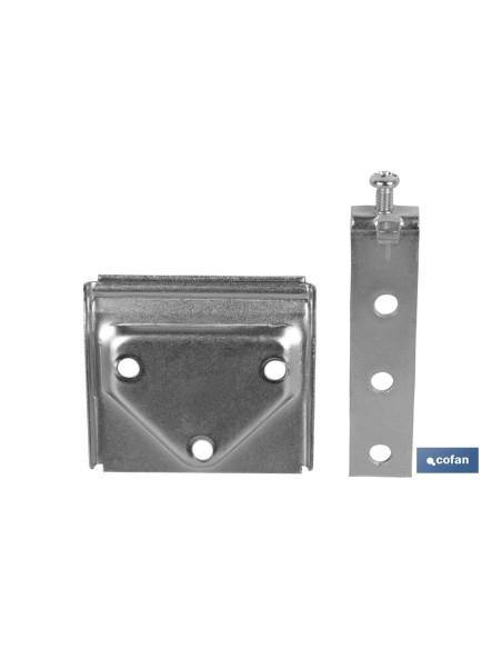 SET COLGADOR DE ARMARIO ZINCADO 53 MM VENTA UNITARIA