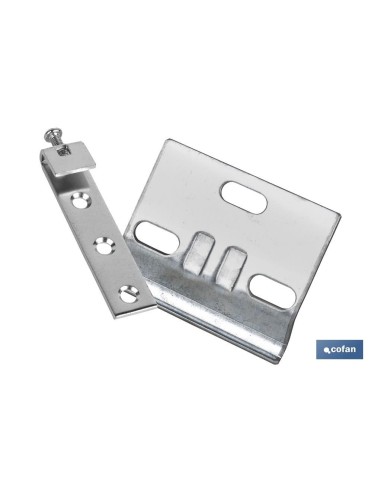 SET COLGADOR DE ARMARIO ZINCADO 60 MM VENTA UNITARIA