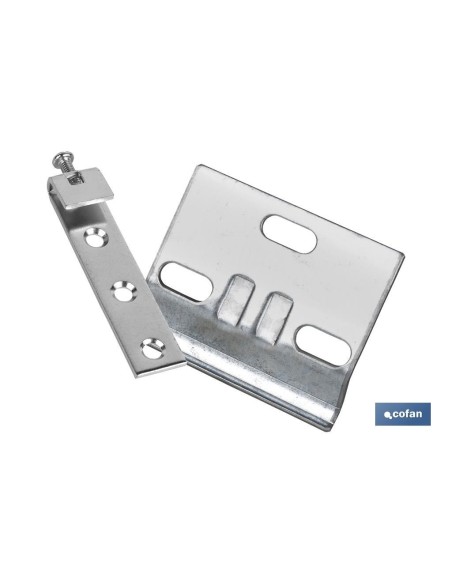 SET COLGADOR DE ARMARIO ZINCADO 60 MM VENTA UNITARIA
